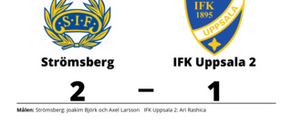 Uddamålsseger för Strömsberg mot IFK Uppsala 2