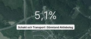 Årsredovisningen klar: Så gick det för Schakt och Transport i Sörmland Aktiebolag