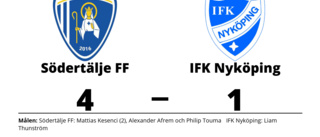 Stark seger för Södertälje FF i toppmatchen mot IFK Nyköping