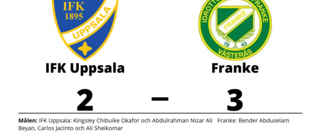 IFK Uppsala tappade ledning och fick se sig besegrat