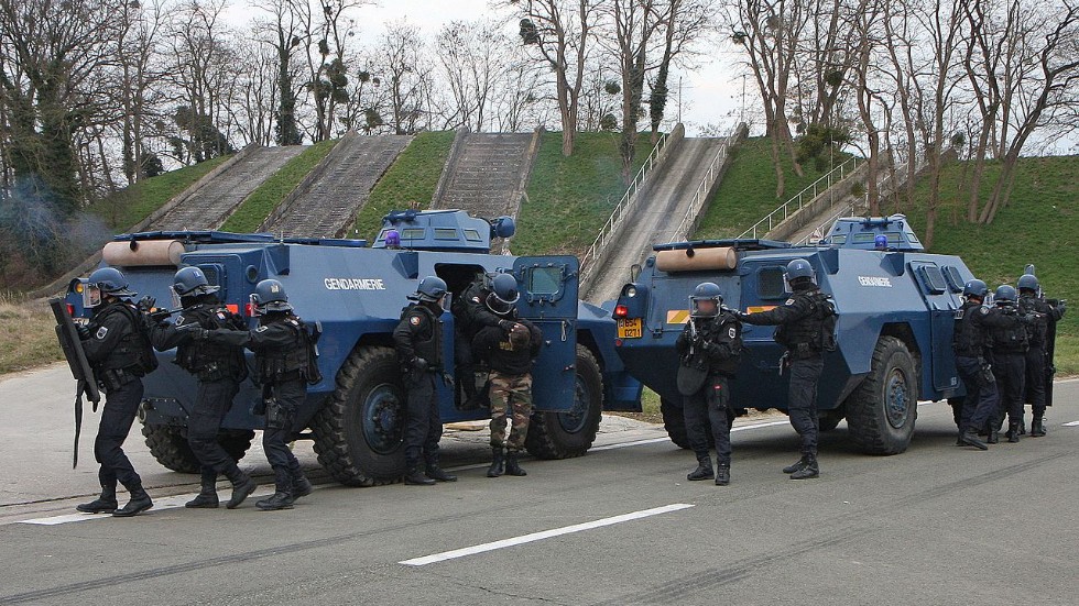 Franska Gendarmerie National.