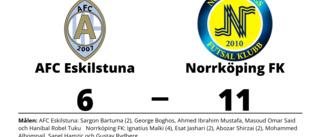 Tung förlust på hemmaplan för AFC Eskilstuna mot Norrköping FK