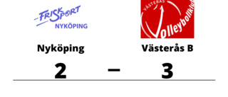 Nyköping föll i femsetsdrama mot Västerås B