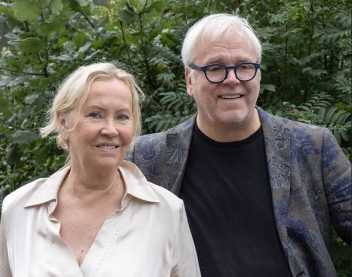 Agnetha Fältskog och Jörgen Elofsson har arbetat ihop med albumet "A+". Pressbild.