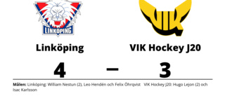 Linköping segrade mot VIK Hockey J20 i förlängningen