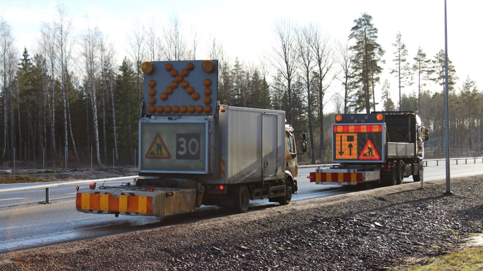 Fortfarande görs en del mindre arbeten längs den tio kilometer långa vägsträckan mellan Hultsfred och Målilla.