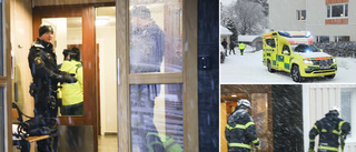 Brand utbröt i lägenhet i Umeå – två personer till sjukhus