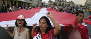 Peru väntar på nya protester