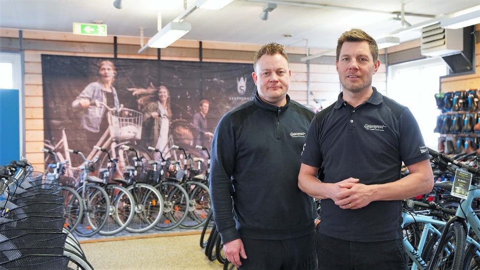 Jonatan och Daniel på Motorsport Vimmerby är rungande överens om att hela upplevelsen av att cykla blir bättre om man har rätt cykel.  
