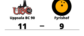 Uppsala BC 90 vann toppmötet mot Fyrishof