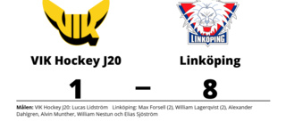 Storseger för Linköping borta mot VIK Hockey J20