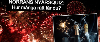 Norrans nyårsquiz – testa dina kunskaper om nyhetsåret 2022 • Tolv frågor – hur många rätt får du?