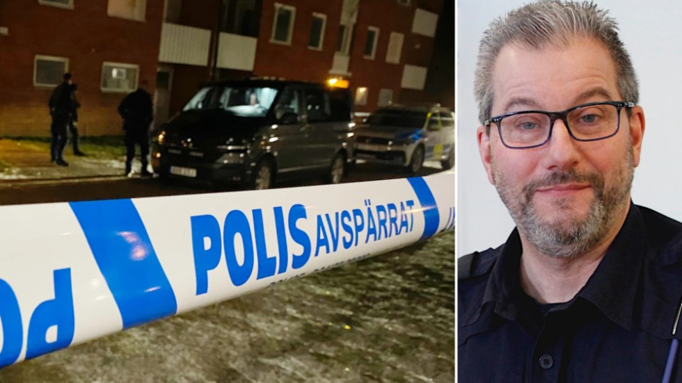 Lokalpolisområdeschef Anders Pleijel har bara varit med om ett tillfälle tidigare där en polis i lokalpolisområdet tvingats avlossa skott med sitt tjänstevapen.