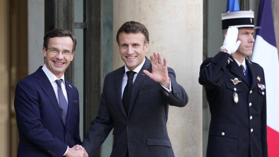 Statsminister Ulf Kristersson besöker Paris och president Emmanuel Macron med anledning av det svenska EU-ordförandeskapet.