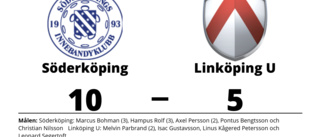 Tuff match slutade med seger för Söderköping mot Linköping U
