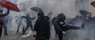 Färre demonstranter än väntat i Frankrike