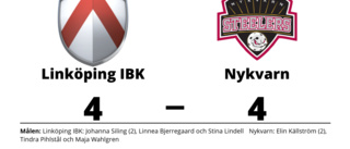 Bara oavgjort för Linköping IBK i första matchen mot Nykvarn