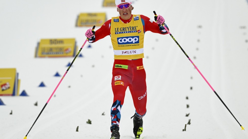 Norges Johannes Høsflot Klæbo vinnare i Falun.