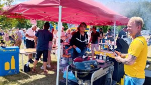 Storpublik firade nationaldagen i Sankt Anna