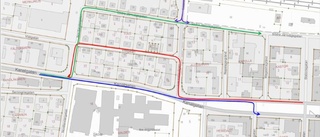 Traffic will be diverted on Kanalgatan next week