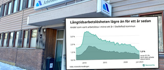 Nya siffror: Rekordfå långtidsarbetslösa i Skellefteå