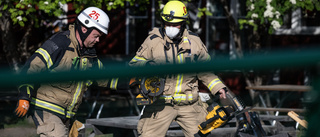 Brand på förskola –flera brandbilar på plats 