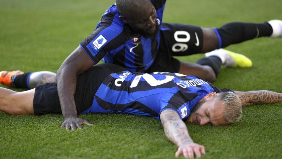 Inters två stora matchhjältar mot Roma: Romelu Lukaku och Federico Dimarco.