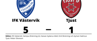 Hampuz Bränning gjorde två mål när IFK Västervik vann