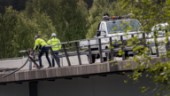 Vägarbetare föll från bron – fortfarande försvunnen
