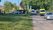 Två personbilar i kollision på Albrektsvägen