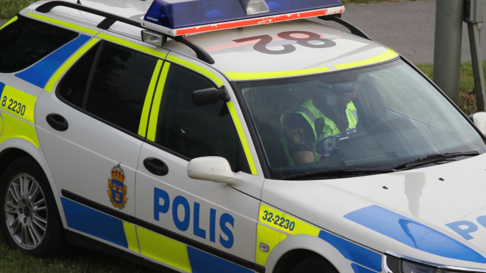 Polisen stoppade mannen som körde rattfull på Söderleden.