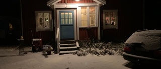 Här är årets första snö i Uppsala län