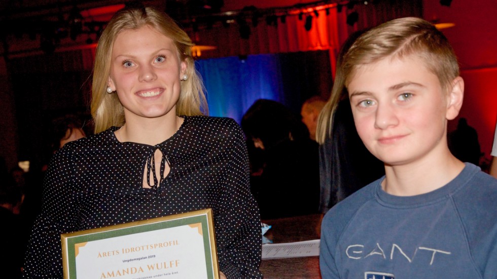 Amanda Wulff och Norton Andreasson vann idrottspriserna vid den välarrangerade Skol IF-galan på Träffen.
