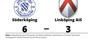 Mål av Vincent Svenmar och Pontus Larsen - men förlust för Linköping AIS