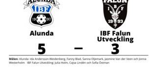 Alunda besegrade IBF Falun Utveckling med 5-3
