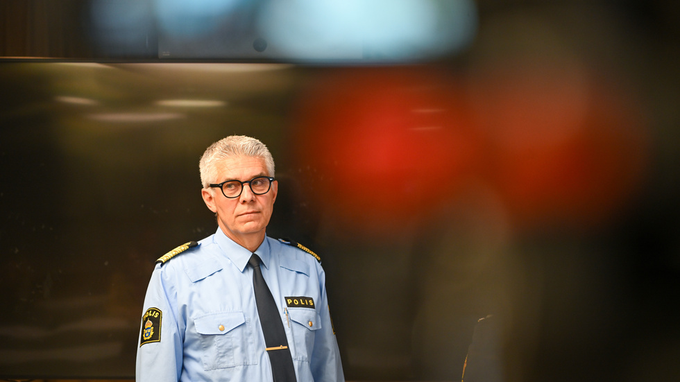 Rikspolischef Anders Thornberg avgår efter nästan sex år på tjänsten för att bli landshövding i Halland. Arkivbild.