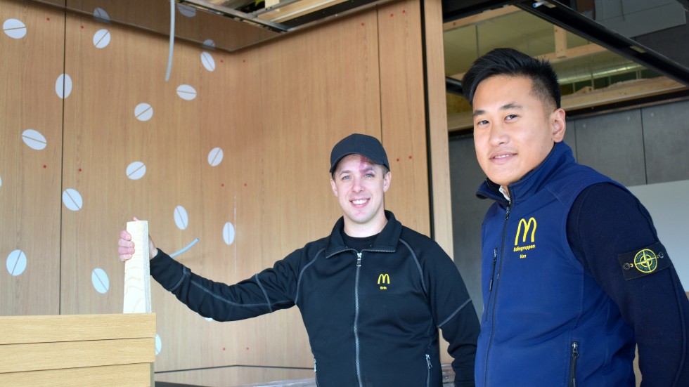 There are still some things to sort out, but franchisee Erik Edin and operations manager Vun Chun Thunberg Li are not worried about the opening.