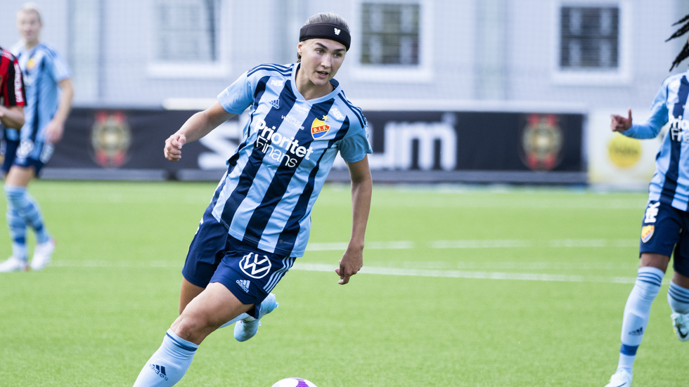Djurgårdens Lova Lundin räddade poäng i matchen mot IFK Norrköping. Arkivbild.