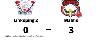 Hemmaförlust för Linköping 2 mot Malmö