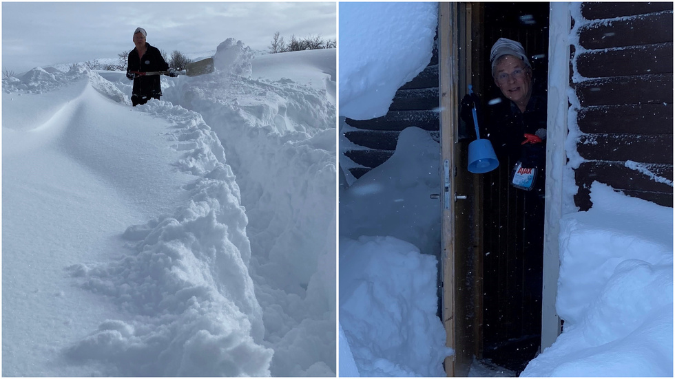 Suddenly, there can be 60 centimeters of fresh snow, and it's time to start shoveling out the outdoor toilets. "The work itself is 24/7, seven days a week. Sometimes there's a lot of work with things that need to be repaired, and sometimes things break down at the same time."