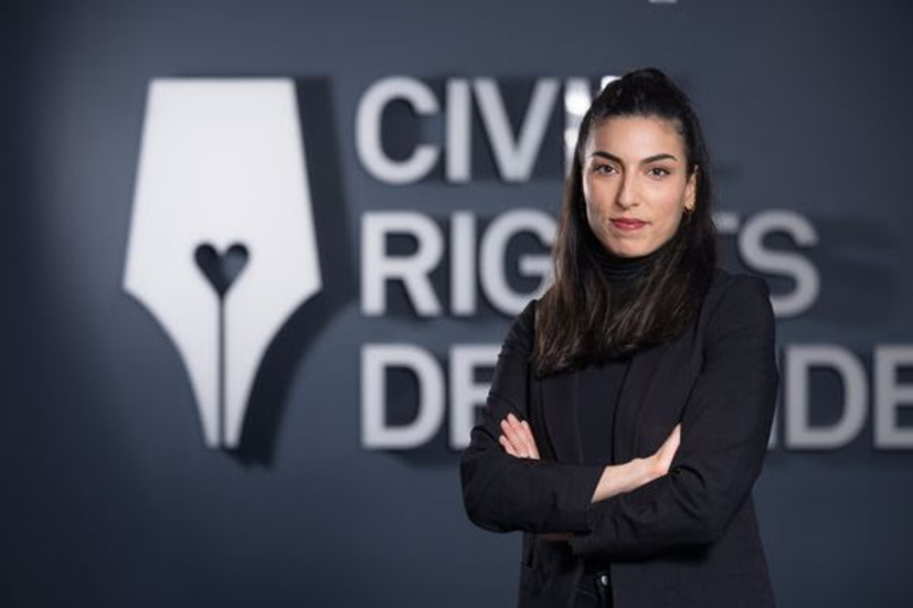 Aida Samani, jurist på Civil Rights Defenders. Pressbild.