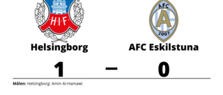 AFC Eskilstuna förlorade mot Helsingborg