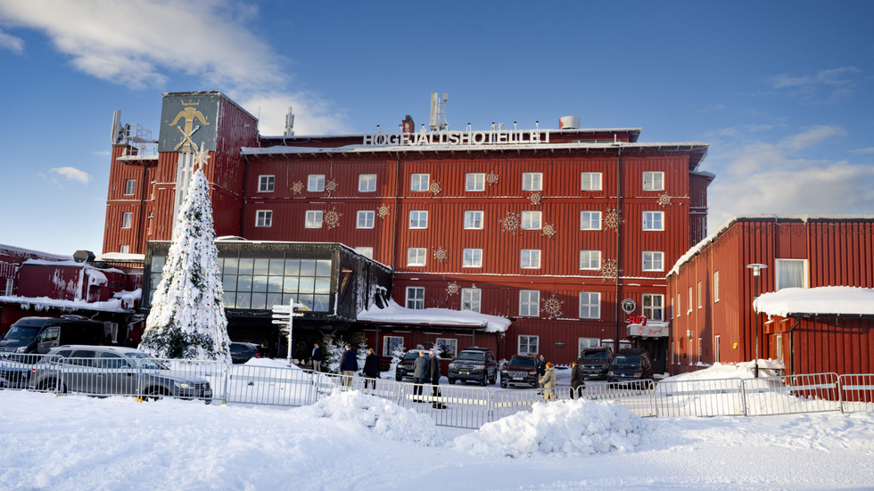 Högfjällshotellet i Sälen, där Rikskonferensen Folk och Försvar 2024 arrangerades.