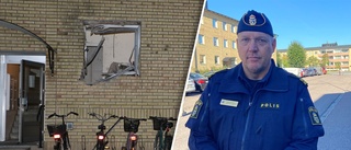 Efter explosionen i Gränby – polis bekräftar: "Fanns personer i lägenheten"