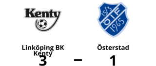 Linköping BK Kenty vann med 3-1 mot Österstad