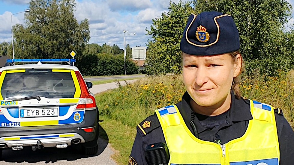Ketty Bengtsson vid Vimmerbypolisen berättar att man i dag har betydligt mer reurser och kommer att vara ute och kontrollera hastigheten mer även när det inte är nationnell trafikvecka som det nu är till och med söndag.