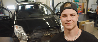 Albin från Storebro utsedd till landets bästa student i bilkarosser • Byggde sin egen Epa
