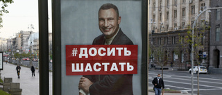 Boxaren Klytjko "slåss" med Ukrainas president