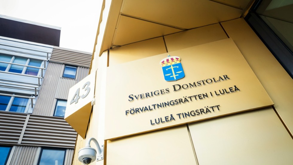 Förhandlingen om dubbelmordet hålls i Luleå tingsrätt under fredagen. Arkivbild.