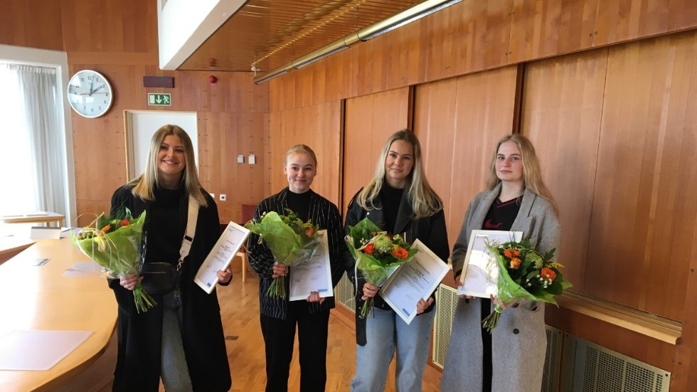 Årets UF-företag drivs av Stina Rönning,  Felicia  Ekeberg, Ebba Nilsson och Tess Nilsson.